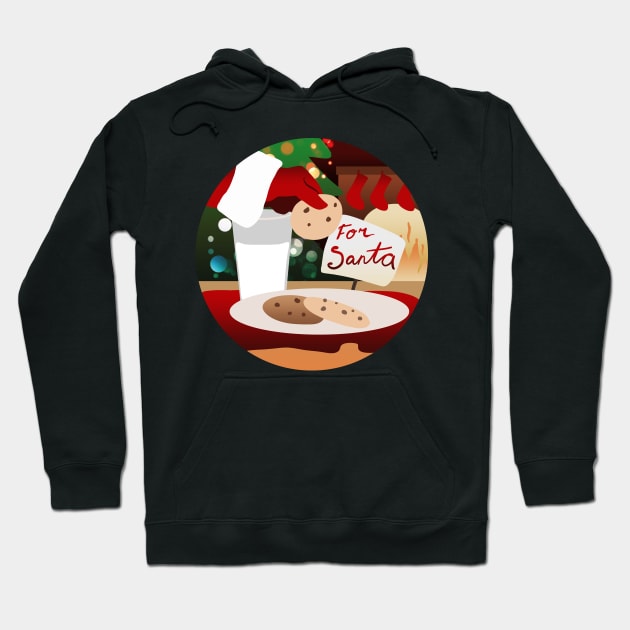 Cookies for Santa Hoodie by enchantedrealm